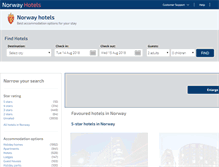 Tablet Screenshot of norway-hotel.com